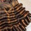 Bouncy curly mix color